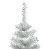 vidaXL &Aacute;rbol de Navidad con 300 LED con soporte Plateado 210 cm PET