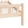 vidaXL Estructura de cama sin colchón madera maciza 160x200 cm
