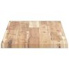 vidaXL Estantes flotantes 4 uds madera acacia sin tratar 100x30x2 cm