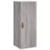 vidaXL Aparador alto madera contrachapada gris Sonoma 34,5x34x180 cm