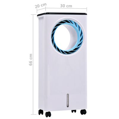 vidaXL Enfriador, humidificador y purificador de aire 3 en 1 80 W