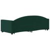 vidaXL Sof&aacute; cama nido con cajones terciopelo verde oscuro 80x200 cm