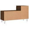 vidaXL Mueble zapatero madera contrachapada roble marrón 102x36x60 cm