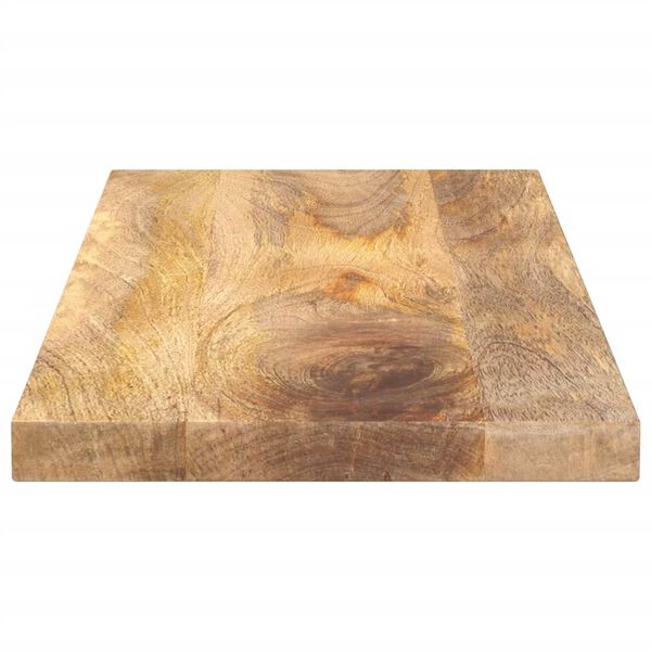 vidaXL Tablero de mesa rectangular madera maciza mango 80x20x3,8 cm