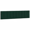 vidaXL Estructura de cama sin colch&oacute;n Hanko terciopelo verde oscuro 200x200 cm
