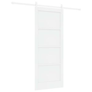 vidaXL Puerta Corredera ORKDAL Blanco 83 x 202 cm