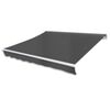 vidaXL Toldo plegable motorizado 600 cm gris antracita