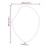 vidaXL Espejo de pared plateado 60x50 cm