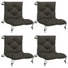 vidaXL Cojines de Pallet de 4 Piezas VIANEN 4 uds. 100% Poli&eacute;ster