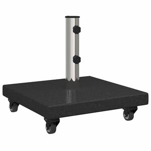 vidaXL Base para sombrilla 30 kg Negro granito Cuadrado