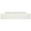 vidaXL Estructura de cama con 2 cajones madera pino blanco 180x200 cm