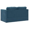 vidaXL Sof&aacute; cama de suelo 2 en 1 terciopelo azul 122x204x55 cm
