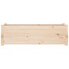 vidaXL Jardineras 2 uds madera maciza de pino 100x31x31 cm