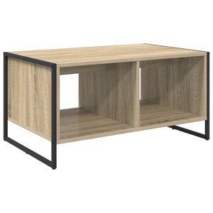 vidaXL Mesa de Caf&eacute; Sonoma 80 x 50 x 40 cm Madera contrachapada