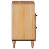 vidaXL Armario de Noche Natural 50 x 33 x 60 cm Madera de mango maciza