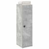 vidaXL Mueble de ba&ntilde;o con portarrollos gris hormig&oacute;n 20,5x22x72 cm