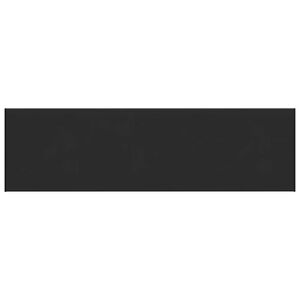 vidaXL Umbral de Ventana Negro con Vetado de Madera 140 x 45 x 4,5 cm