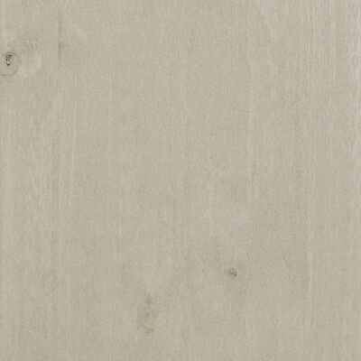 vidaXL Mesa de centro HAMAR madera maciza de pino blanco 100x55x35 cm