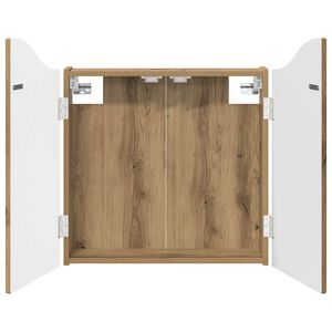 vidaXL Armario para dianas Roble artisan 56 x 12 x 63 cm