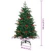 vidaXL &Aacute;rbol de Navidad artificial Verde 120 cm PVC, Metal y Pl&aacute;stico