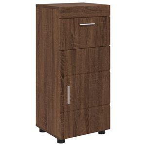 vidaXL Juego de Muebles de Ba&ntilde;o TULUM Roble Marr&oacute;n 37 x 31,5 x 82 cm
