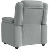 vidaXL Sill&oacute;n reclinable de tela gris claro