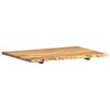 vidaXL Superficie de mesa de madera maciza de acacia 80x(50-60)x2,5 cm