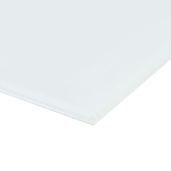 vidaXL Pizarra magn&eacute;tica de pared blanca vidrio 60x20 cm