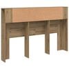 vidaXL Cabecero de cama roble artesanal 160x18,5x103,5 cm madera de ingeniería