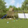 vidaXL Parque infantil de exterior madera de pino impregnada