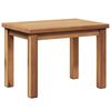 vidaXL Mesa de Caf&eacute; Marr&oacute;n 50 x 35 x 36 cm Madera de teca maciza