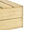 vidaXL Juego de muebles de jard&iacute;n 5 piezas madera de pino impregnada