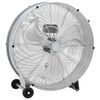 vidaXL Ventilador de tambor Plateado 79 x 37 x 82 cm Aluminio