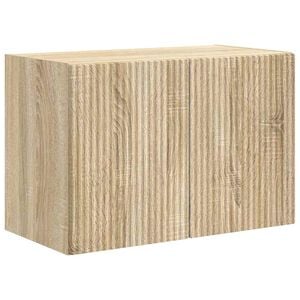 vidaXL Mueble de TV Montado en la Pared Roble Sonoma 59,5 x 31 x 40 cm