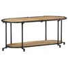vidaXL Mueble de TV madera maciza de mango rugosa 100x42x40 cm