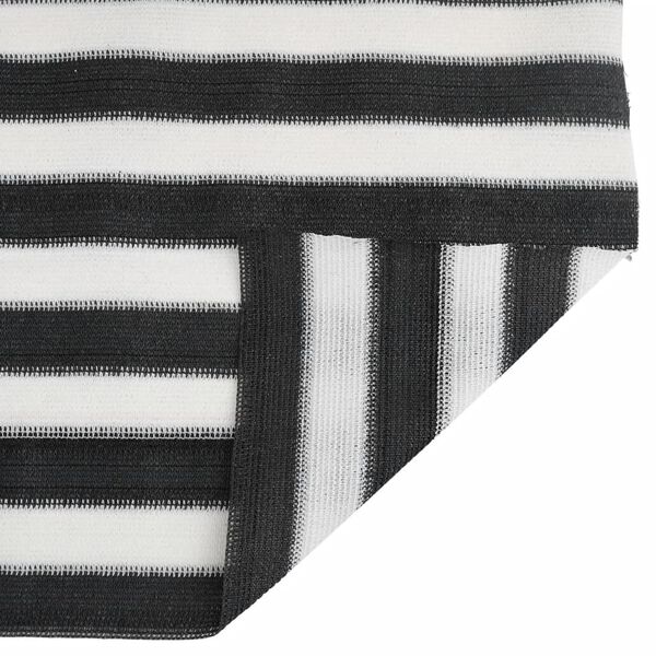 vidaXL Red de privacidad HDPE gris antracita y blanco 2x25 m 150 g/m²