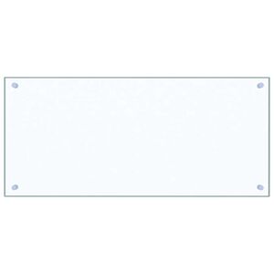 vidaXL Protector contra salpicaduras cocina vidrio templado 90x40 cm
