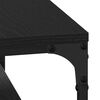 vidaXL Mesa de Caf&eacute; Roble Negro 81 x 50 x 40 cm Madera de ingenier&iacute;a