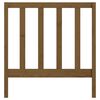 vidaXL Cabecero de cama madera maciza de pino marr&oacute;n miel 106x4x100 cm