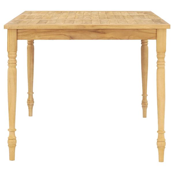 vidaXL Conjunto de comedor de jard&iacute;n 7 piezas madera maciza de teca