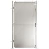 vidaXL Puerta de jard&iacute;n 100x175 cm de acero inoxidable