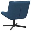 vidaXL Silla giratoria Azul 63 x 75 x 76 cm tela
