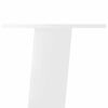 vidaXL Patas para consola (4 unidades), color blanco, 72 cm, acero