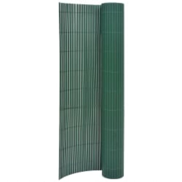 vidaXL Valla de jard&iacute;n de doble cara verde 110x400 cm