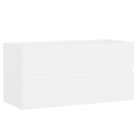 vidaXL Mueble de lavabo madera de ingeniería blanco 90x38,5x45 cm