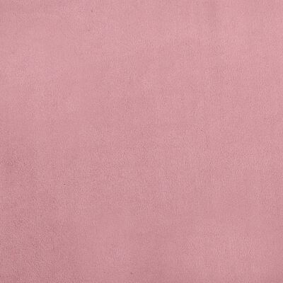 vidaXL Cama para perros de terciopelo rosa 70x45x30 cm