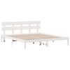 vidaXL Estructura de cama Blanco 180 x 200 cm Madera maciza de Pino