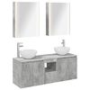 vidaXL Juego de Muebles de Ba&ntilde;o 5 uds. Gris Hormig&oacute;n