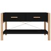 vidaXL Mesa de centro madera contrachapada negro 82x48x45 cm