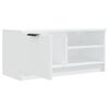 vidaXL Mueble para TV 2 pzas madera contrachapada blanco 80x35x36,5 cm
